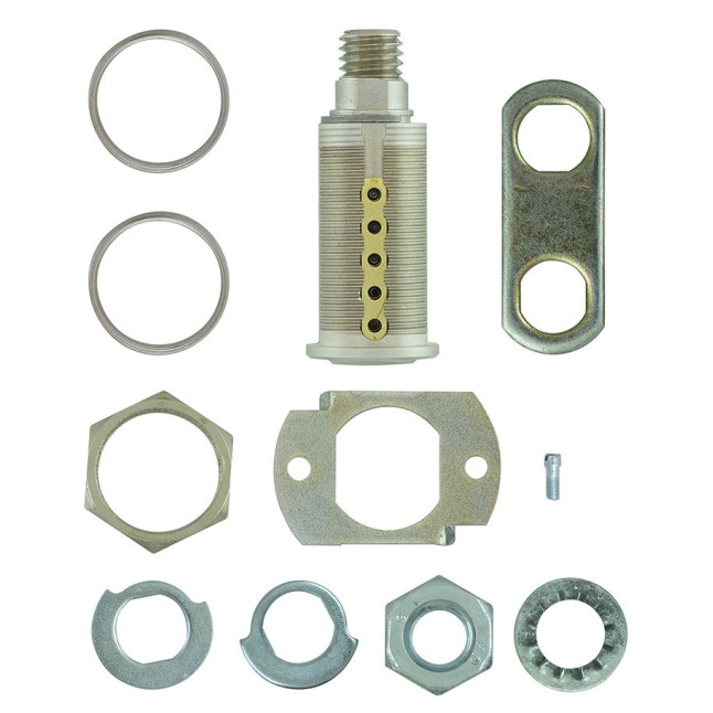 Замок для обладнання MUL-T-LOCK CAM19 3/4"(19мм) 1-1/8" (33,2мм) R_кріплення гайкою NST CLASSIC O/K 015 UNIV PB